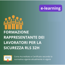 CORSO DI FORMAZIONE PER RAPPRESENTANTE DEI LAVORATORI PER LA SICUREZZA - RLS (32 ORE) - ASR 17/04/2025