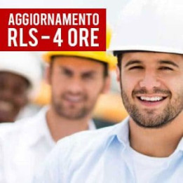 CORSO DI AGGIORNAMENTO PER RAPPRESENTANTE DEI LAVORATORI PER LA SICUREZZA - FINO A 50 LAVORATORI (4 ORE) e-learning